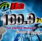 logo Alfa 100.9 FM