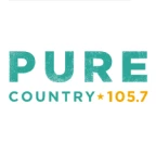 logo Pure Country 105.7