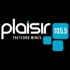 logo Plaisir 105,5 Thetford Mines